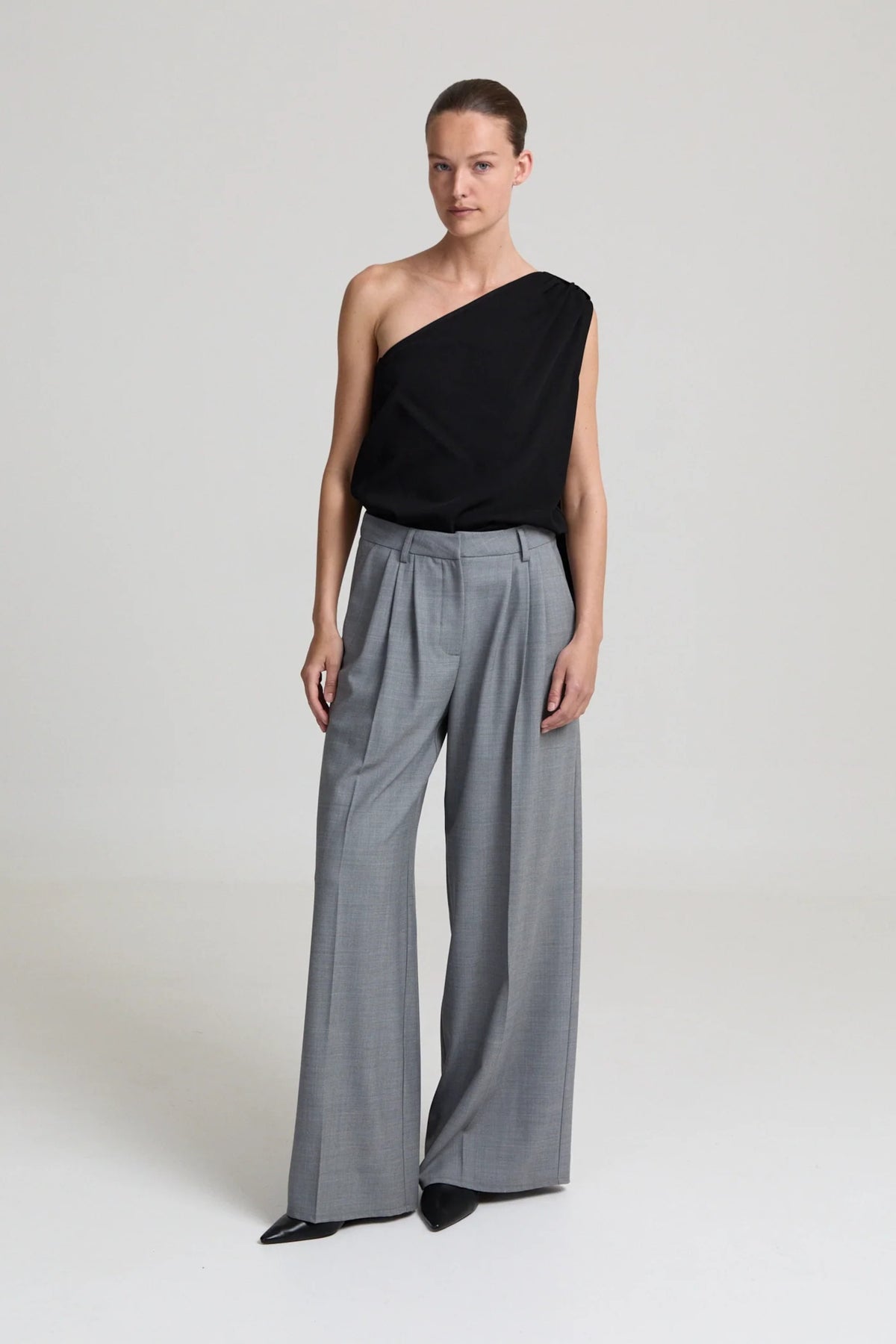 Camille Pant Grey Melange