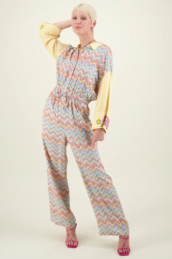 Margot Loose Fit Overall Jumpsuit Candy