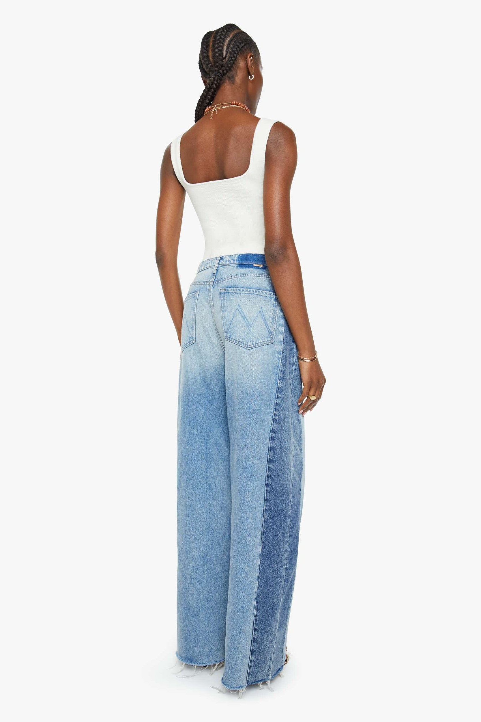 The Pipe Dream Button Sneak Fray Jeans Blinded By The Dark