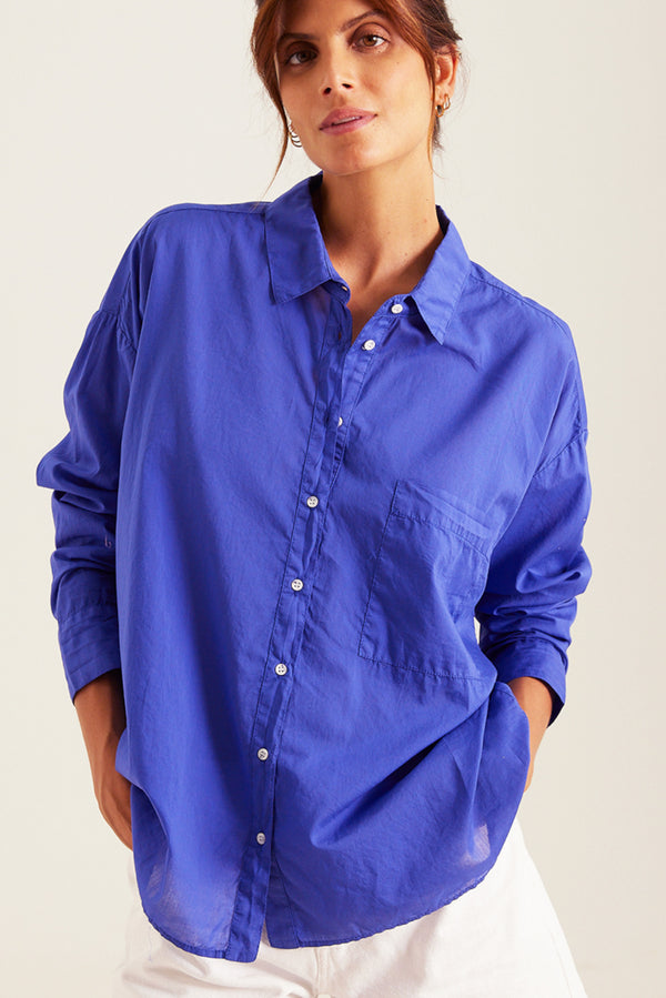 Caroline Royal Shirt Blue