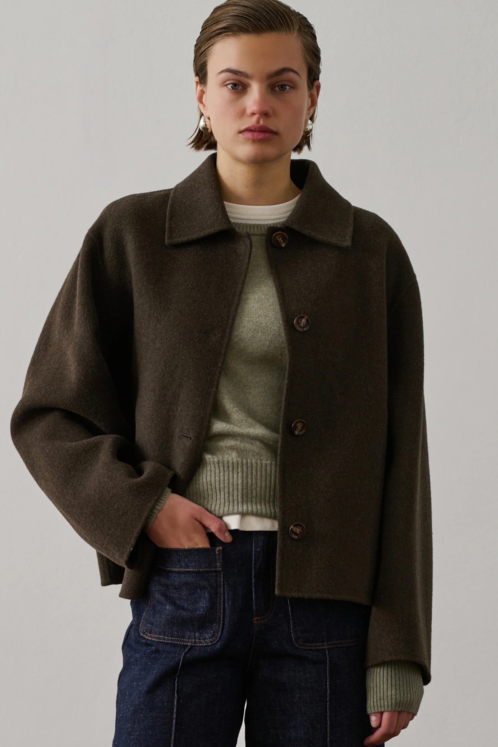 Gyoda Coat Brown