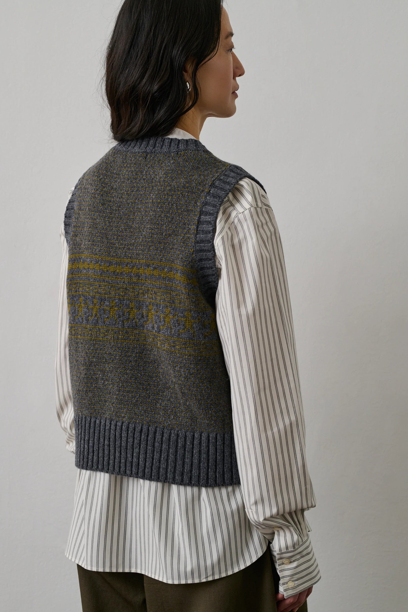 Namastej Sweater Olive Grey