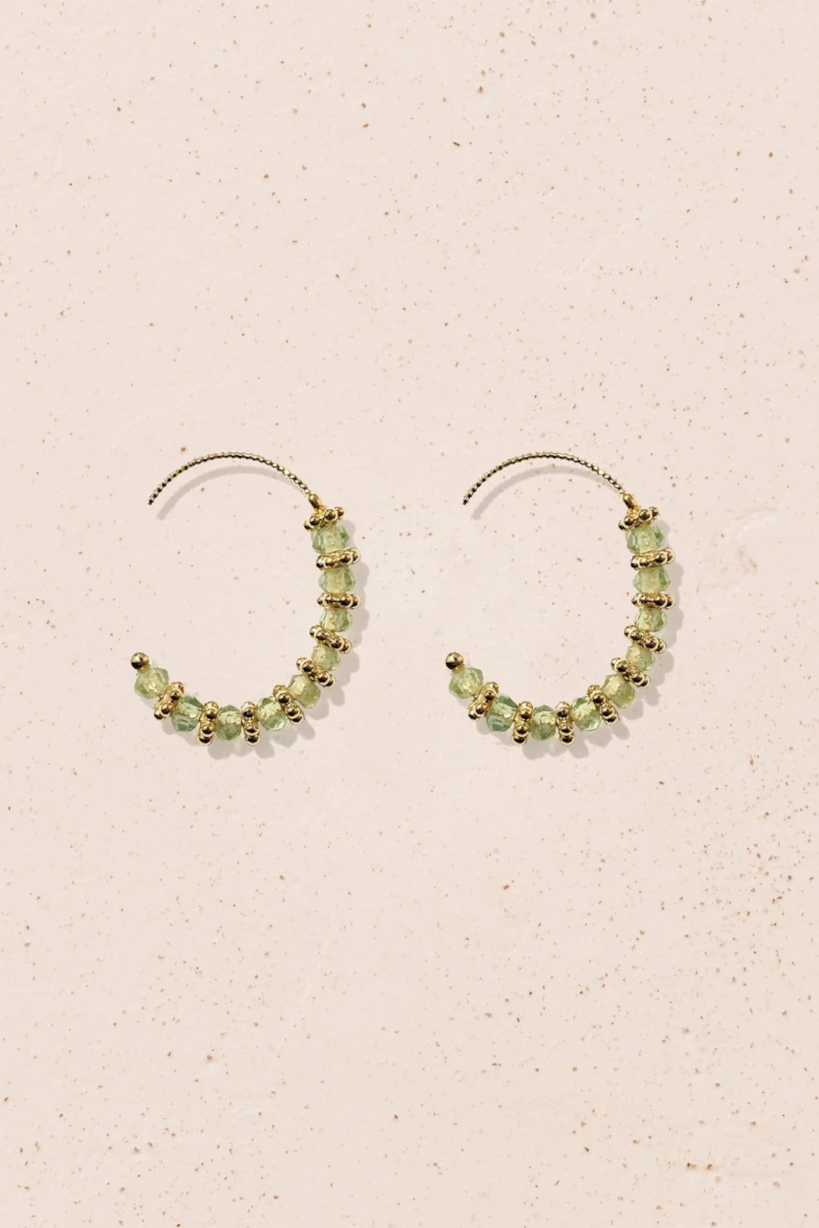 Kamala Earrings Green Amethyste