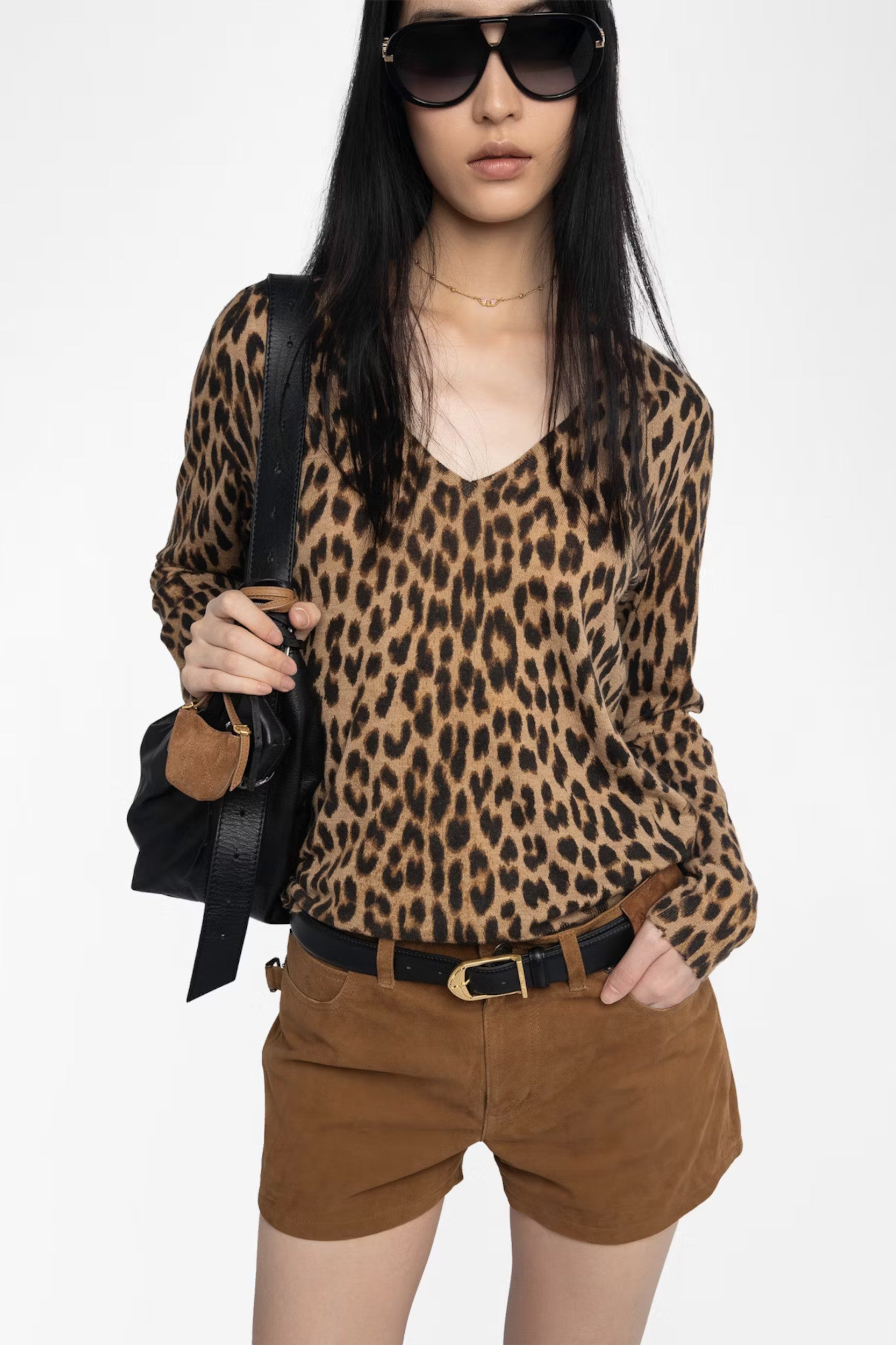 Rivy CP Print Leo Sweater Daim