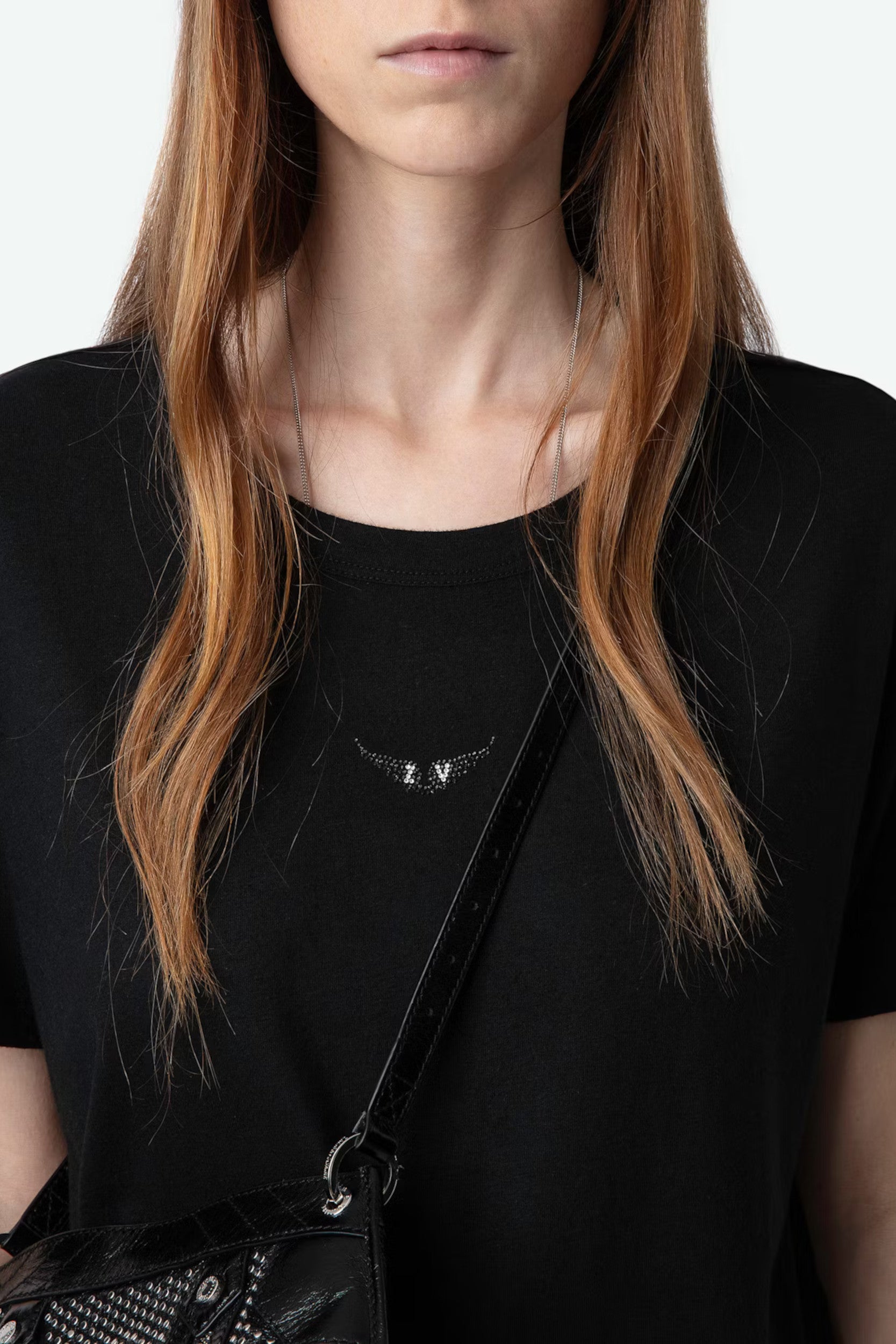 Marta PCL Wings Strass T-Shirt Black