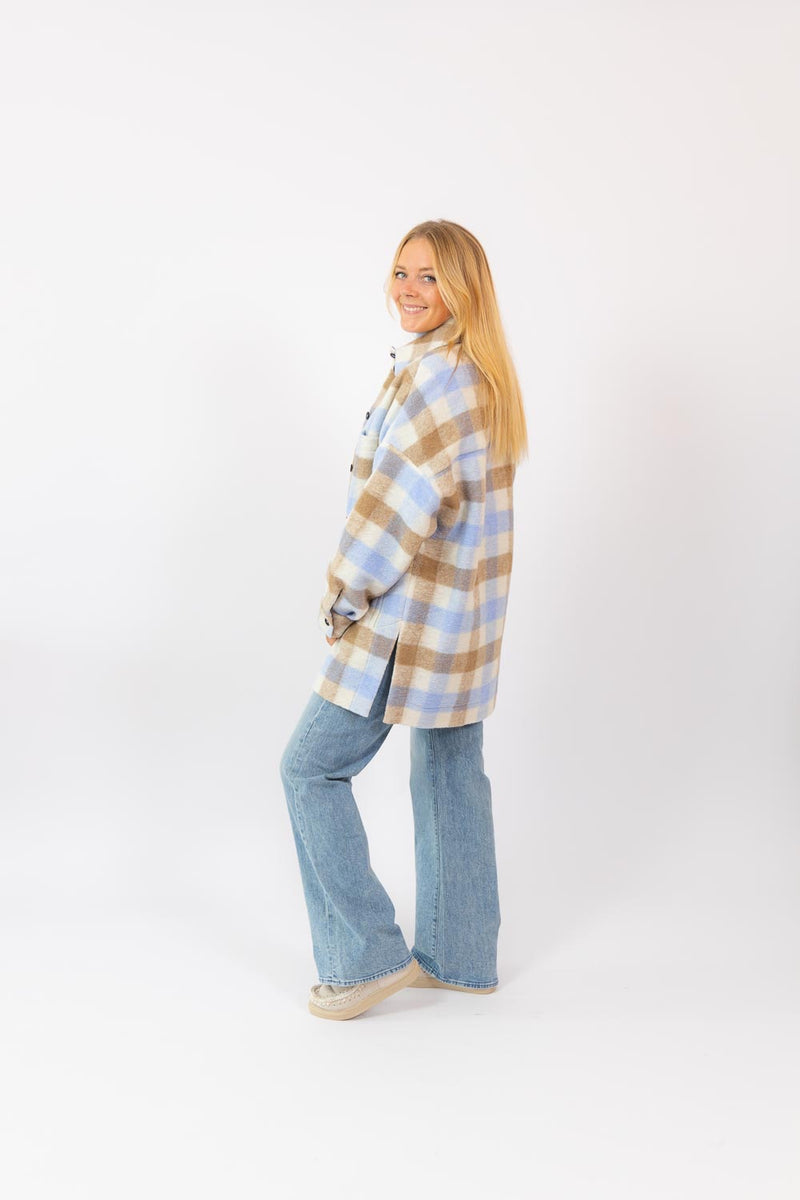Wallis Shirt Blue Brown