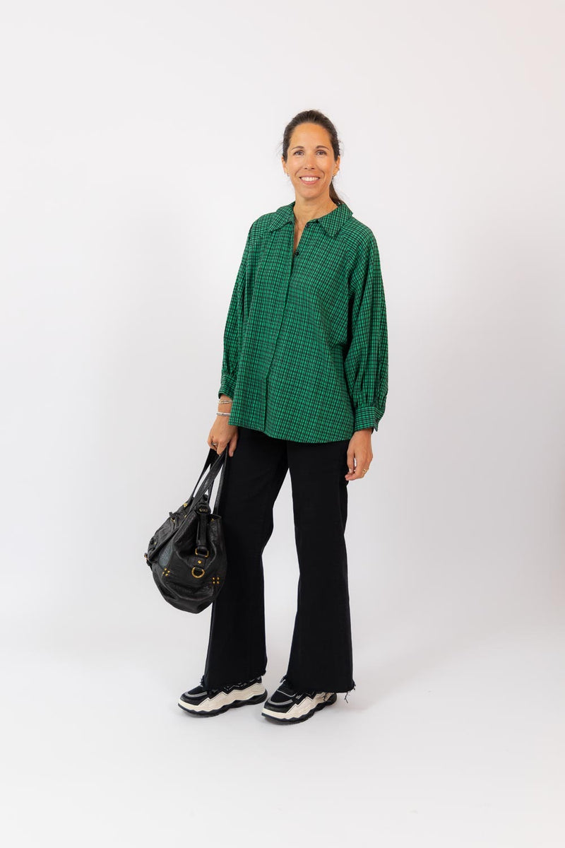 Lulu Hand Woven Shirt Green