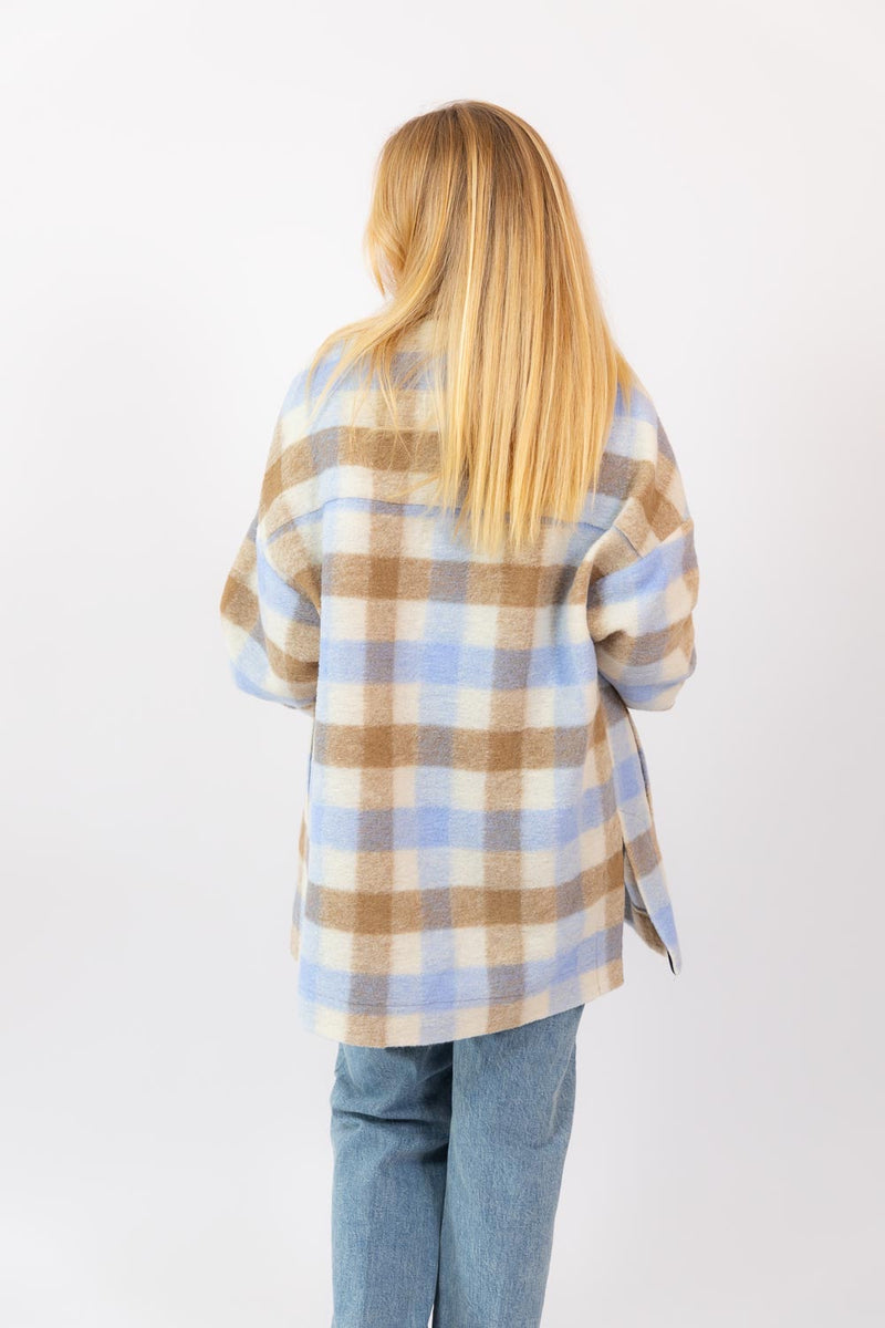 Wallis Shirt Blue Brown