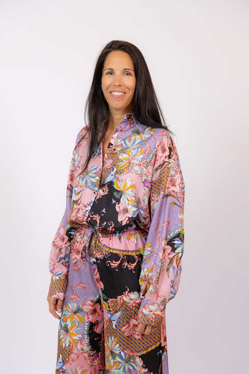 Kristen Shirt Twill Flower