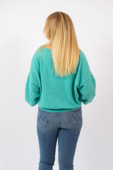 Abby Balloon Sweat Sweater Surf