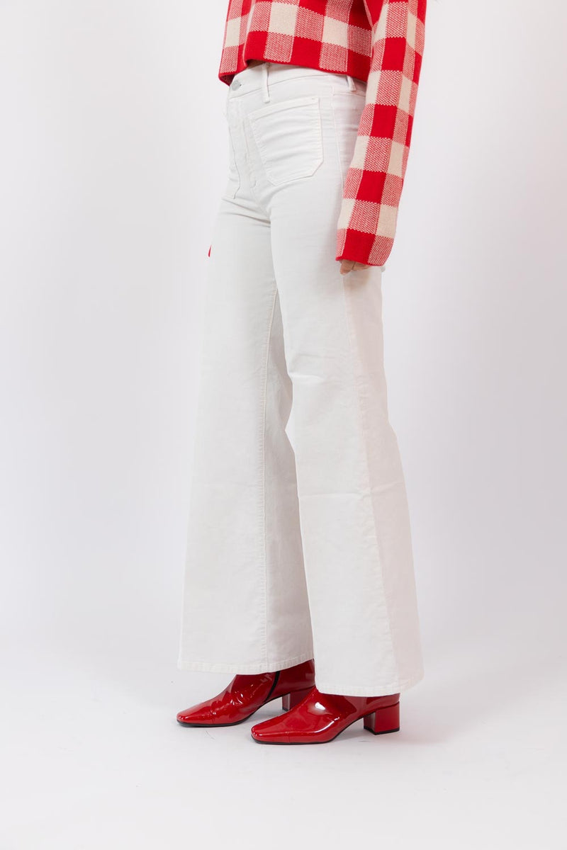 The Patch Pocket Roller Skimp Pant Hal Chalk