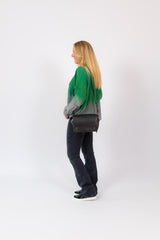Greta Printed Oversize Shirt Green