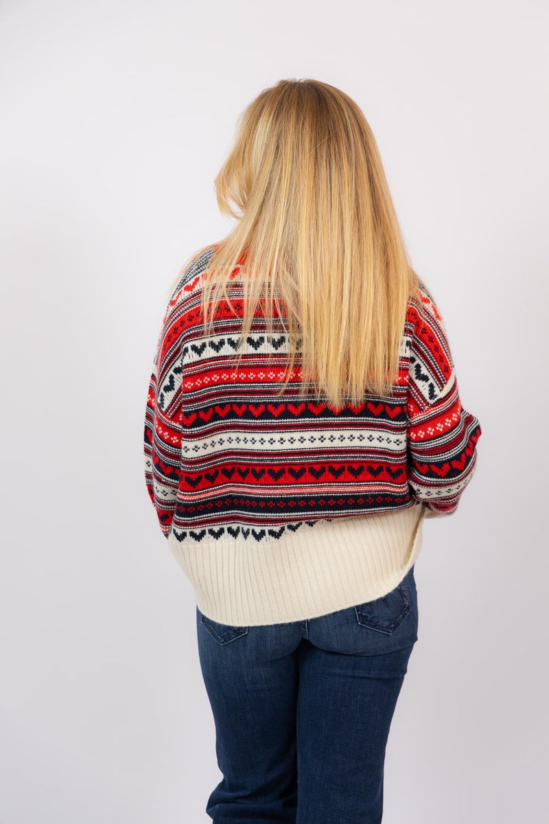 Loulou Sweater Red Tomato