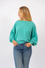 Abby Balloon Sweat Sweater Surf