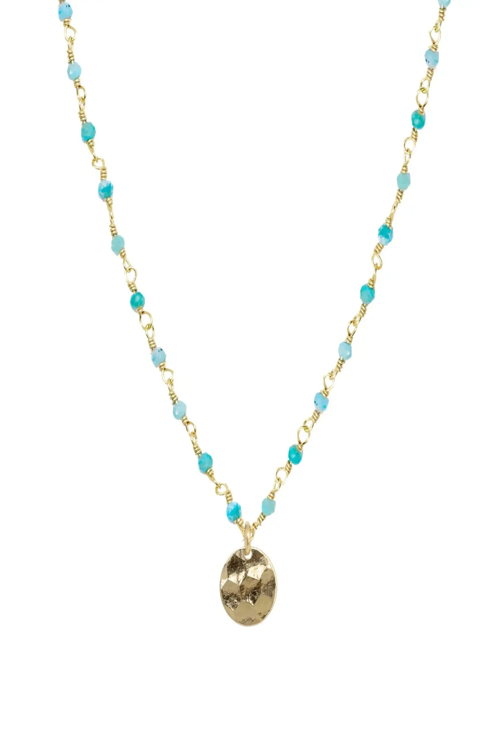 Mini Stones Necklace Turquoise