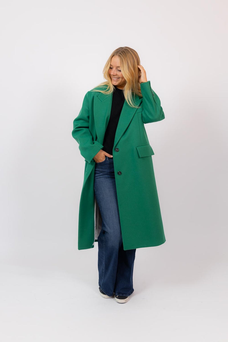 Berry Coat Green