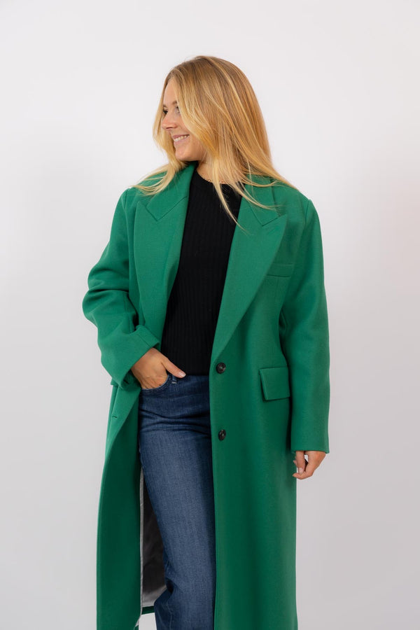 Berry Coat Green