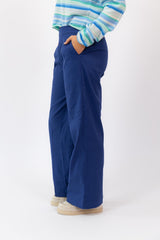Wizzy Stripe Crew Sweater Jeans Powder Surf