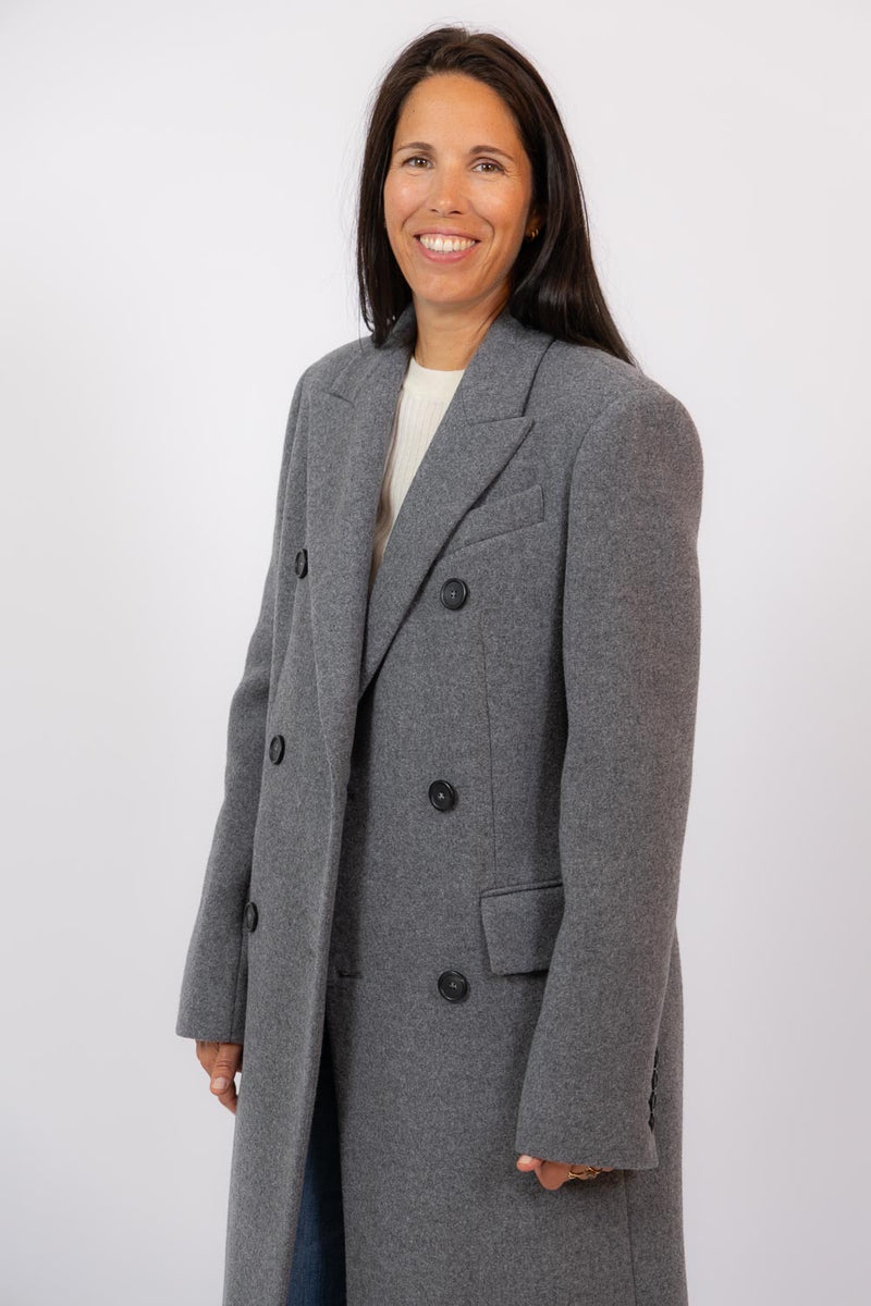 Adua Coat Medium Grey