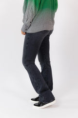 Greta Printed Oversize Shirt Green