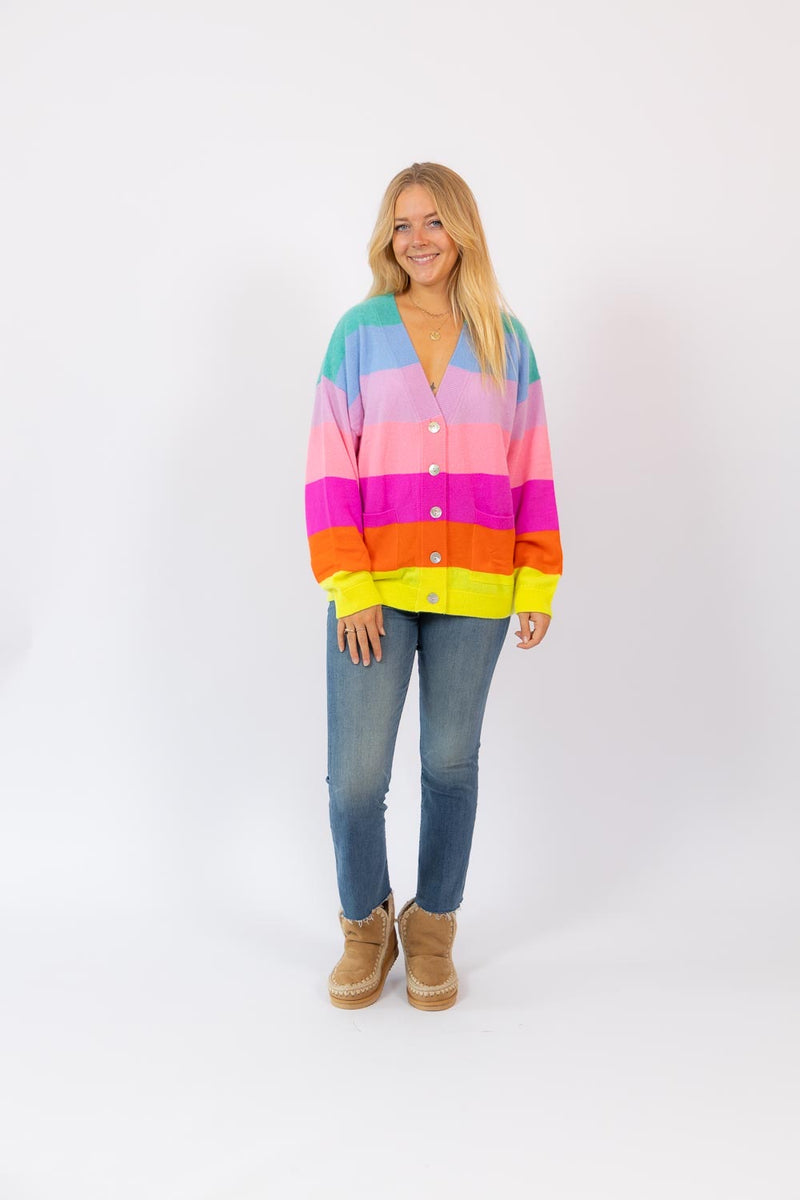 Rainbow Canggu Cardi Cardigan Pineapple Papaya Confetti Jeans Surf