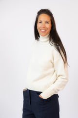 Stef Ecru Turtleneck
