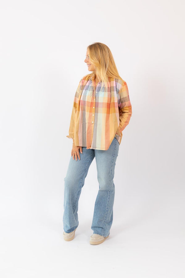 Nathalie Hand Woven Shirt Ocher