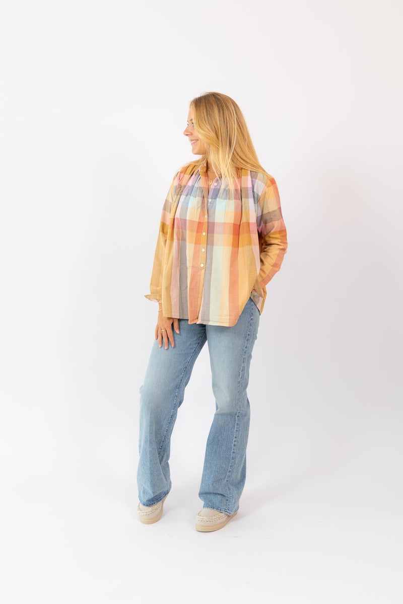 Nathalie Hand Woven Shirt Ocher
