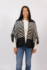 Bella Lose Cardigan Black Sand Beach