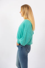 Abby Balloon Sweat Sweater Surf