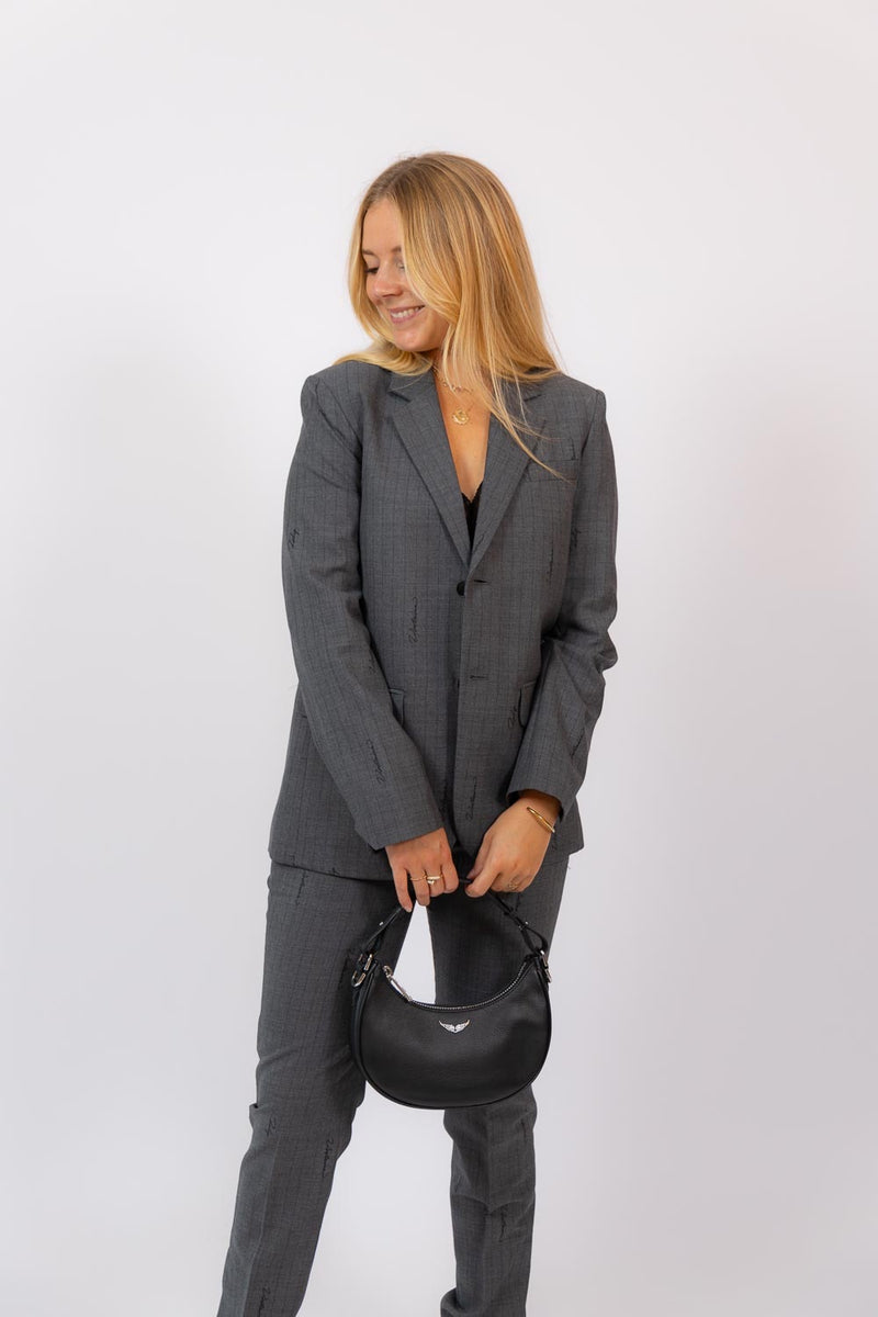 Vanille Zadig Stripe Blazer Anthracite