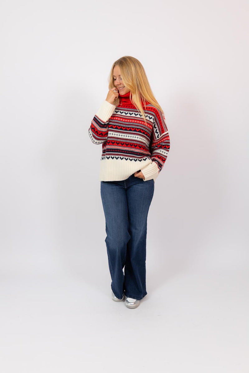 Loulou Sweater Red Tomato
