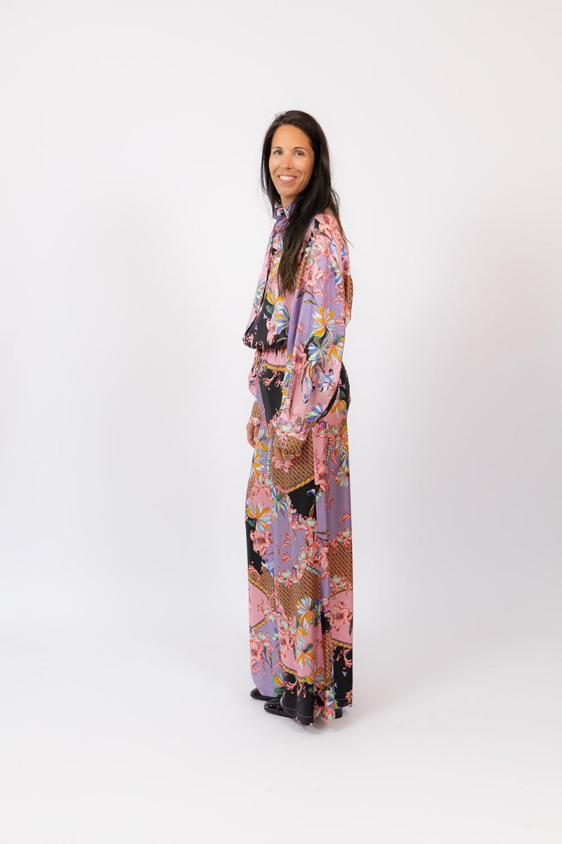 Kristen Shirt Twill Flower