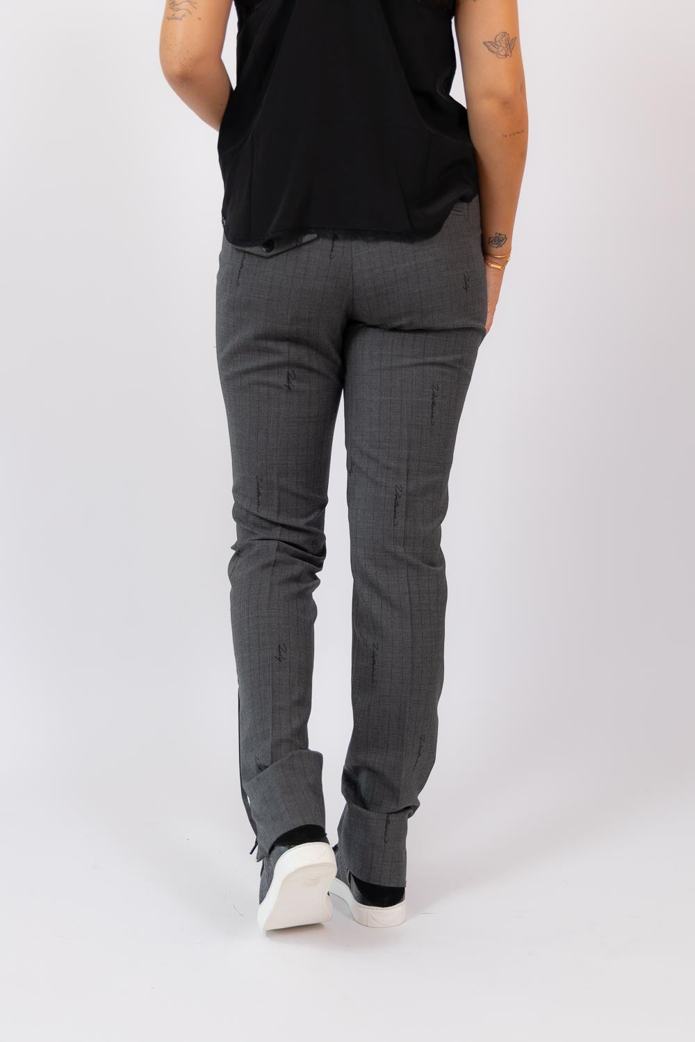 Prune Zip Zadig Stripe Pants Anthracite