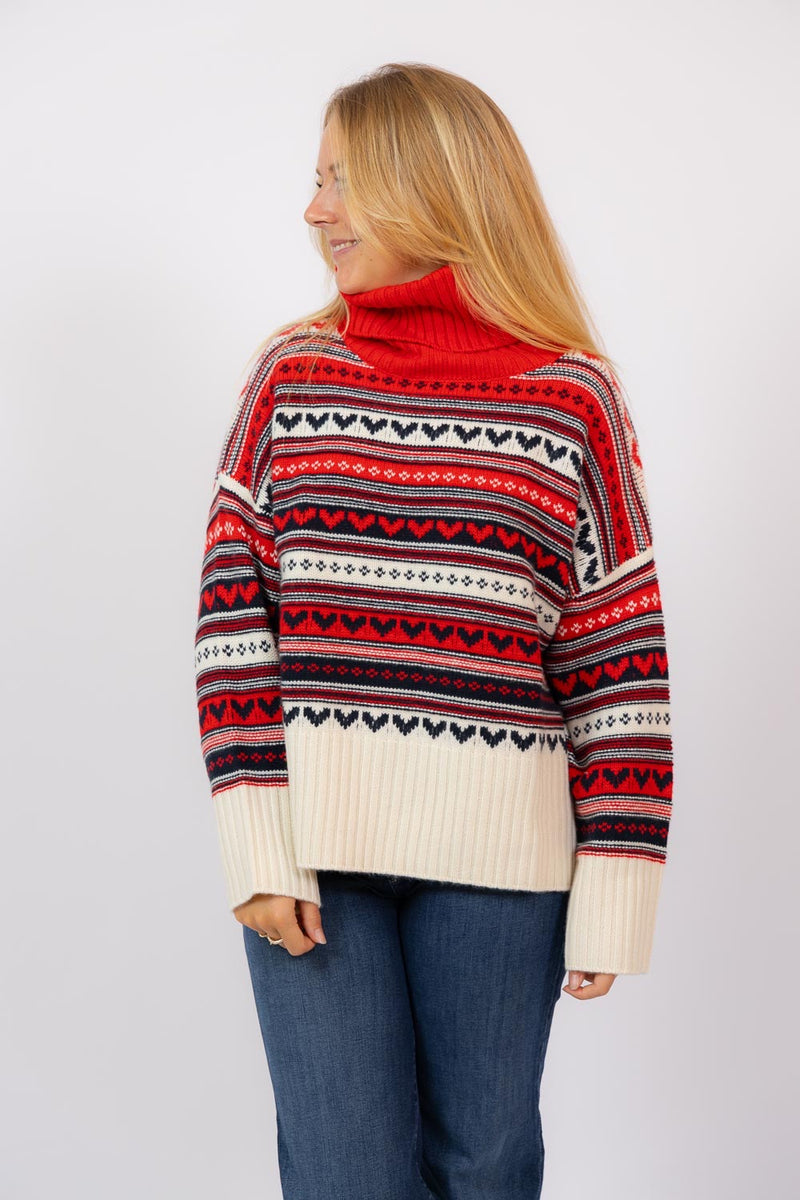 Loulou Sweater Red Tomato