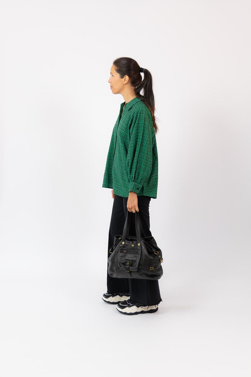Lulu Hand Woven Shirt Green