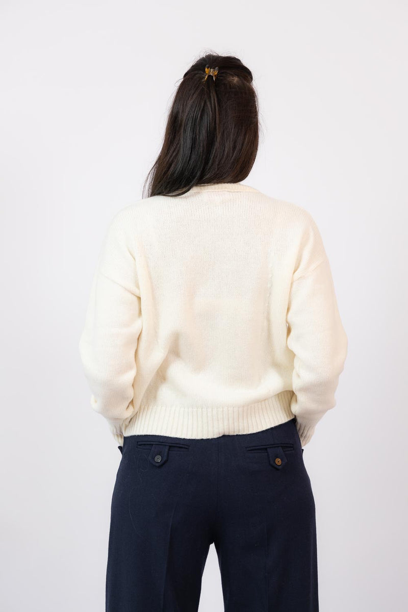 Stef Ecru Turtleneck