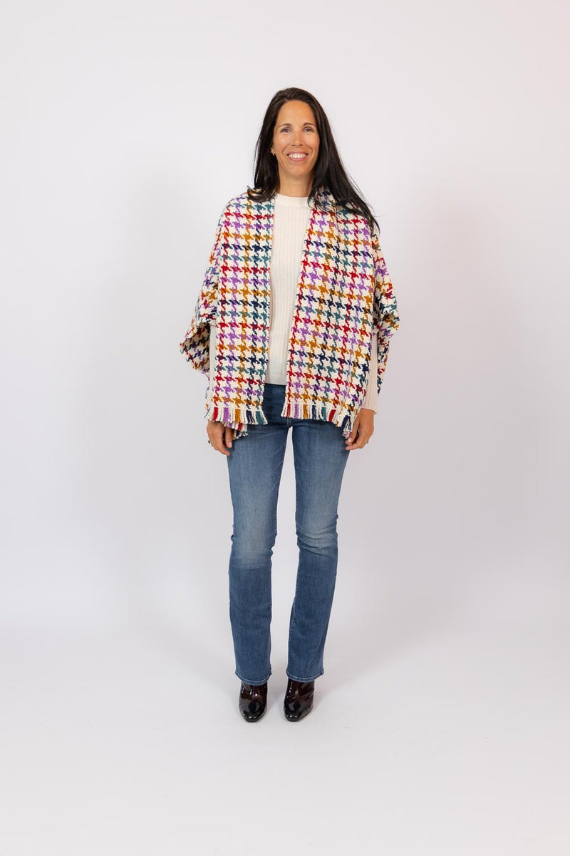 Bella Lose Cardigan Harlequin