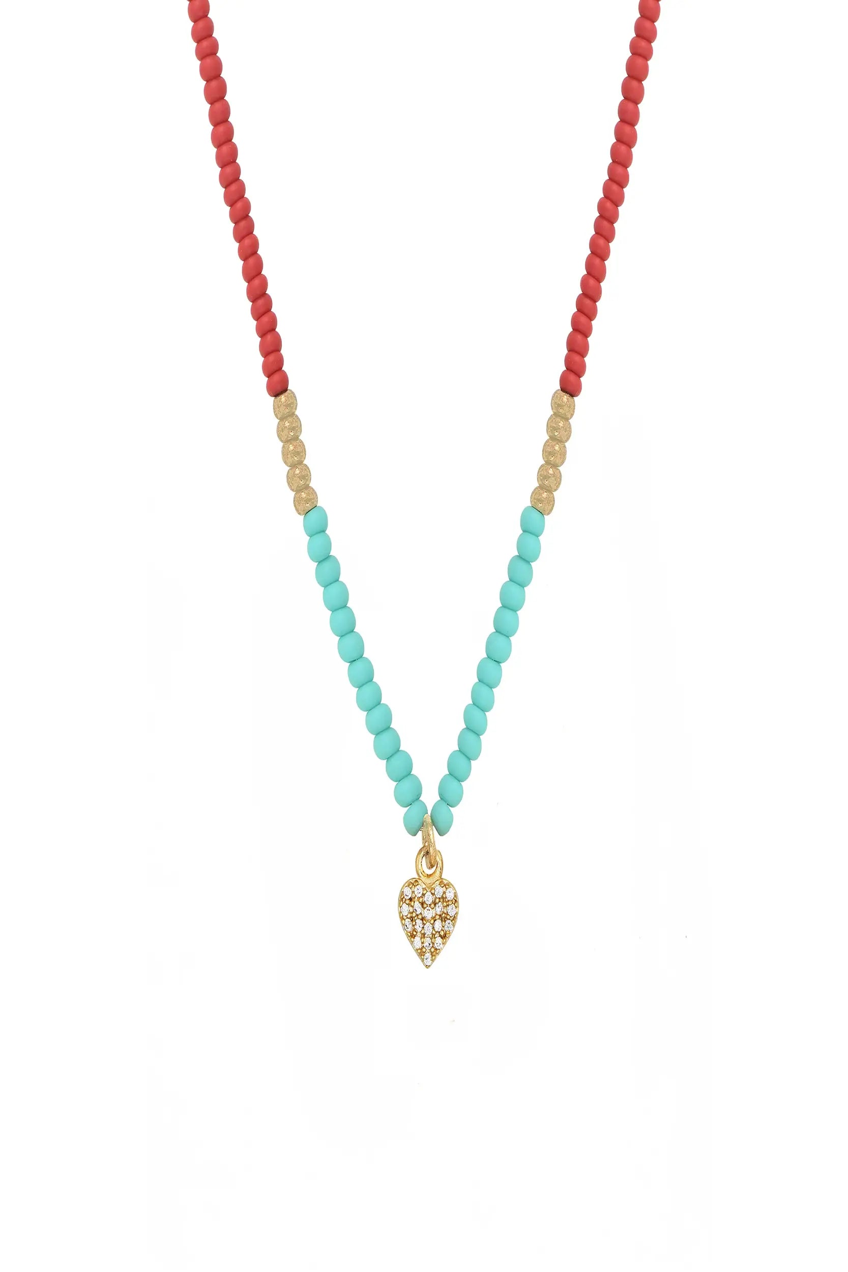 Capri Summer Necklace Heart