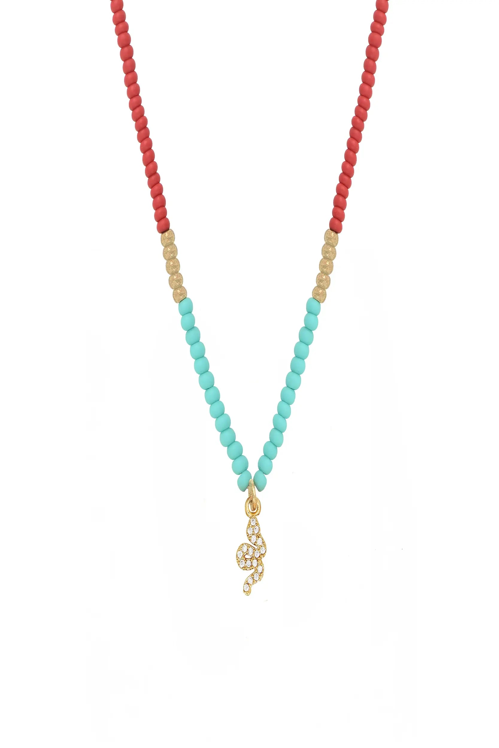 Capri Summer Necklace Snake