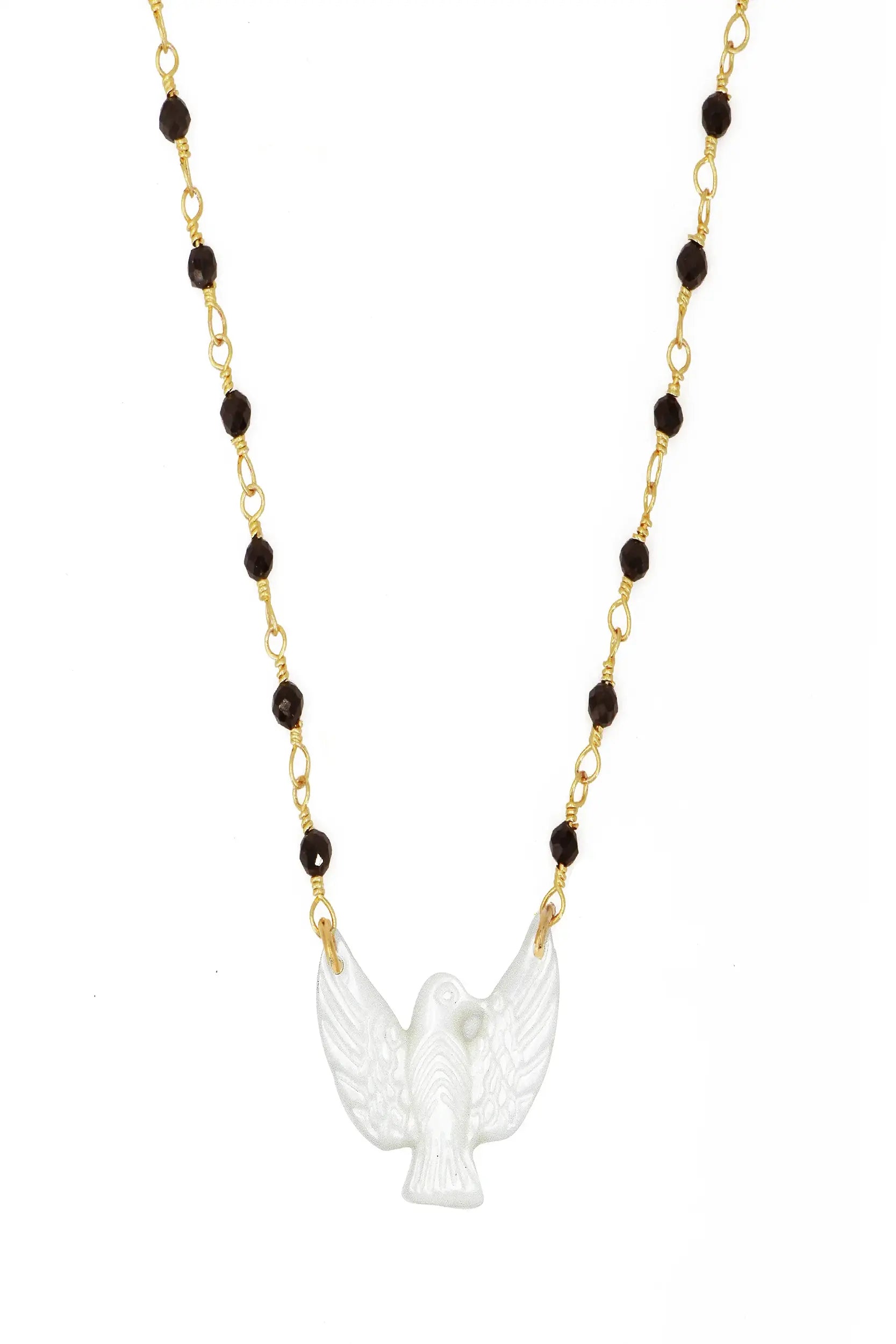 Colomba Necklace Black Spinelle