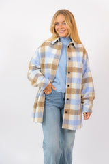 Wallis Shirt Blue Brown