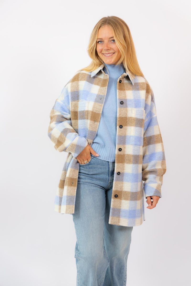 Wallis Shirt Blue Brown
