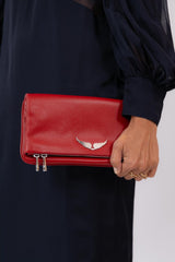 Rock Grained Leather Bag Power
