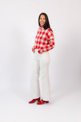 The Patch Pocket Roller Skimp Pant Hal Chalk