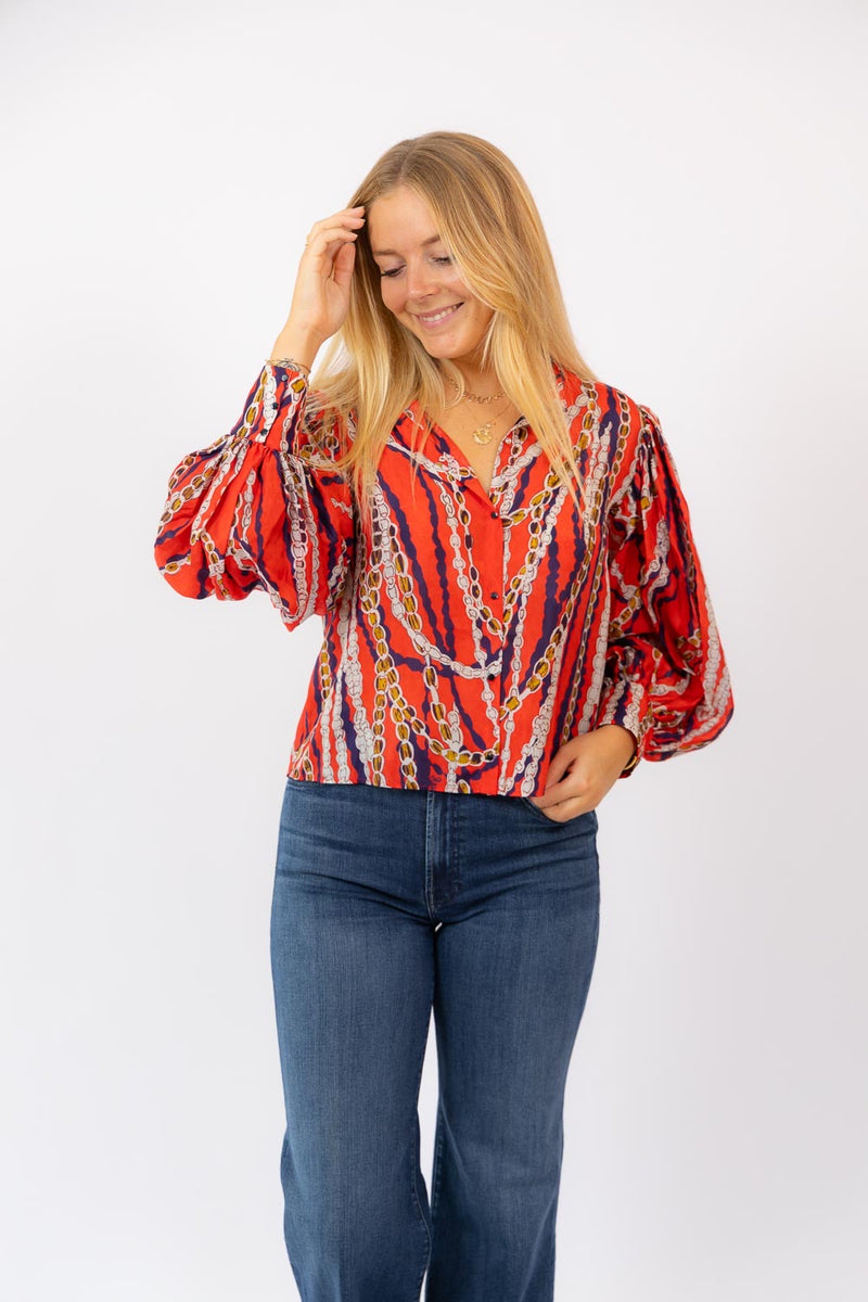 Sevihill Blouse Red