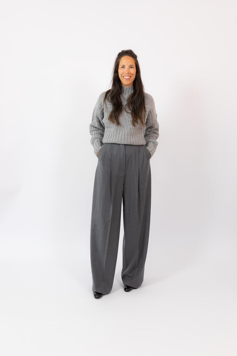 Kiens Trousers Medium Grey