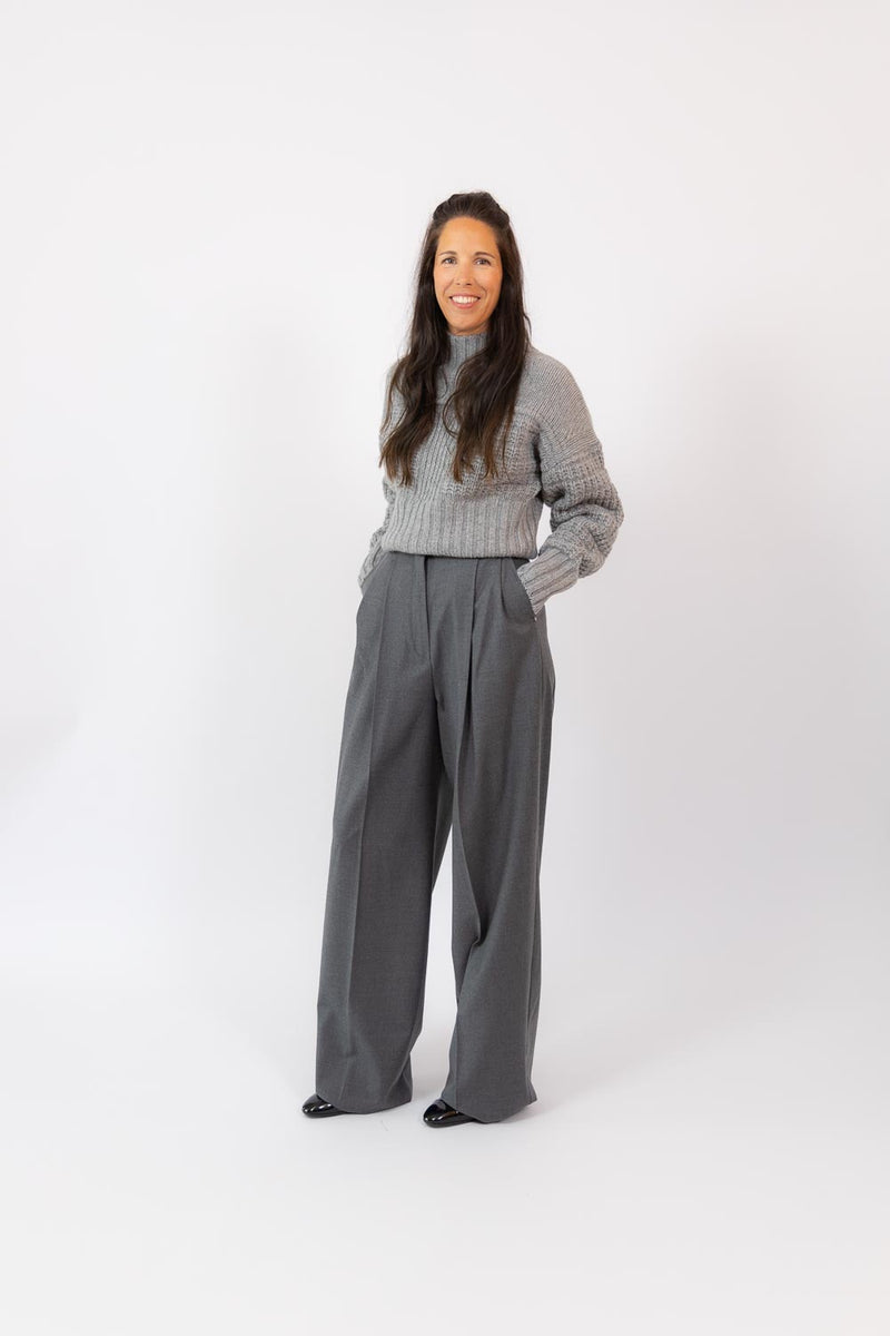 Kiens Trousers Medium Grey