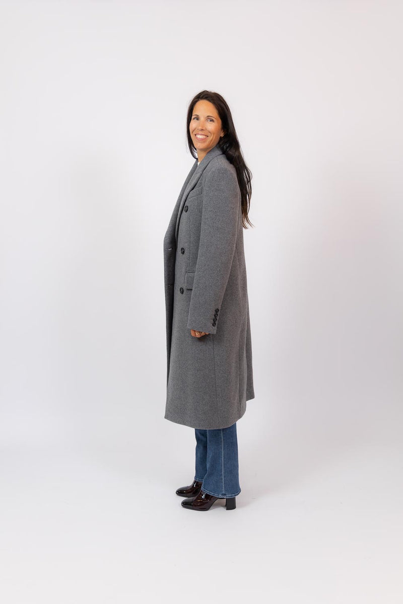 Adua Coat Medium Grey