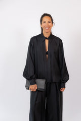 Bruny Shirt Silk Twill Black